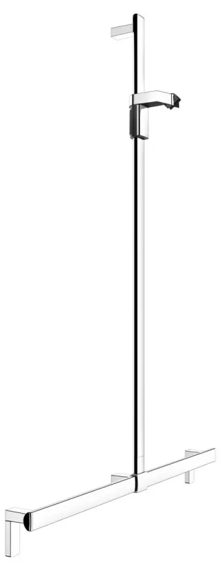 KEUCO AXESS Duschhandlauf mit Brausestange, Metall, B: 100 x H: 130,1 cm, 35014011013 35014011013