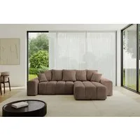 ALTDECOR Ecksofa ENIL-L, Couch mit Schlaffunktion, Wohnzimmer - Wohnlandschaft, Corner Sofa Bett Eckcouch Couch L-Form Schlafcouch Ausziehbar
