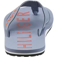 Tommy Hilfiger SPORTY HILFIGER BEACH SANDAL Zehentrenner Sommerschuh, Strandschuh mit Kontrastbesätzen