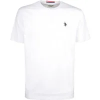 U.S. Polo Assn. T-Shirt US16025 (Baumwolle) weiss Herren