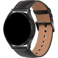 ibettertec Smartwatch-Armband Leder Uhrenarmband 22mm für Herren Damen, Smartwatch Ersatzarmband