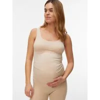 Mamalicious Umstandstop MLHEAL TANK TOP NOOS A. Materialmix, sehr figurbetont