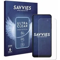 Savvies Displayschutzfolie Schutzfolie für Hotwav Note 13 Max, 6 Stück, Displayschutz Schutz Folie Klar Transparent