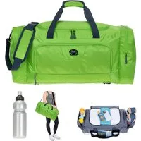 ELEPHANT Sporttasche groß Saunatasche Reisetasche Trainer XL 69 cm, 55 Liter Gym Tasche Fußballtasche XXL + Trinkflasche