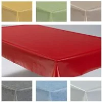 laro Tischdecke Wachstuchtischdecke Uni Style PVC Eckig