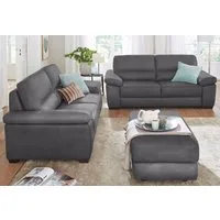 CALIA ITALIA Polstergarnitur Gaia, hochwertige Garnitur aus 2-Sitzer & 3-Sitzer im edlen Design, (Set, 2-tlg), aus pflegeleichtem Luxus-Microfaser Ginevra Hydro Care