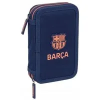 GOLDKIDS Federmäppchen 2 Fächer - Mäppchen für für Mädchen und Jungen, (Federmappe 2-Fach Federtasche, 1-tlg., Gefüllte Schüleretui Schulmäppchen), - FC Barcelona