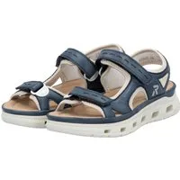 Rieker Sport Outdoorsandale Sandale, Sommerschuh, Sandalette, Plateauabsatz, mit Klettverschlüssen