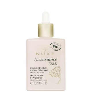 Nuxe Nuxuriance Gold Das Wiederherstellungsöl-Serum 30ml – Zertifizierte Bio-Formel für trockene Haut