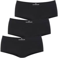 Copenhagen Studios Panty mit Logodruck am Bund (3er-Pack) aus softer Bio-Baumwollqualität