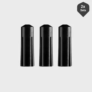 Dart Flight Protector - Alu Flight Saver (2 Sets) - Schwarz