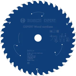 Bosch EXPERT Wood Kreissägeblatt, 165x15.875 mm, Z40 - 2608902239