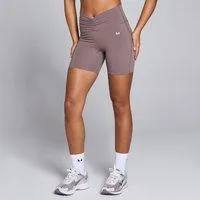 MP Damen Tempo Shorts mit geraffter Vorderseite – Mokka - L
