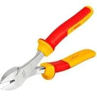 VDE Kraft-Seitenschneider Professional 200mm, Schneid-Zange rot/gelb
