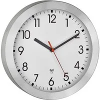 TFA Dostmann Wanduhr Funk-Wanduhr mit Metallrahmen 60.3546.02