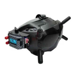 URUAV 5.8GHz RX PORT 3.0 PLUS Digital to Analog Receiver Board Adapter Metal Mounting Case Shell Combo with Low Voltage