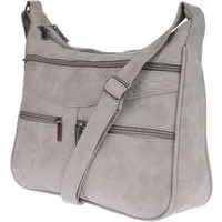 Christian Wippermann Umhängetasche Damen Tasche Schultertasche Umhängetasche Crossover (einzeln), Bag Leder Optik Handtasche