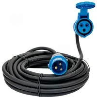 Platinet EV_GP5110 CEE-Adapterkabel CEE Stecker zu CEE Steckdose, Robustes 10 m CEE Verlängerungskabel für Outdoor Einsatz