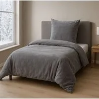Malika Bettwäsche 135x200 + 80x80 cm Cashmere Touch Bettwäsche, atmungsaktiv, Für Allergiker geeignet, pflegeleicht, angenehm weicher Stoff