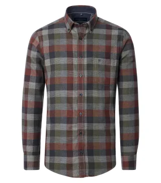 CASAMODA - Freizeithemd rot - Gr. - XXL