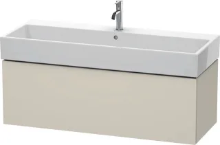 Duravit L-Cube Waschtischunterbau wandhängend Taupe Matt 1184x459x394 mm - LC617909191 LC617909191
