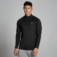 MP Herren Trainingstop mit 1/4-Reißverschluss – Schwarz - XXXL