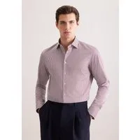 seidensticker Businesshemd Schwarze Rose Slim 1/1 Kentkragen Gestreift