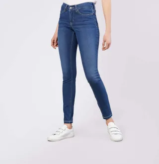 MAC - MAC JEANS - DREAM SKINNY, Dream denim blau - Gr. - 34