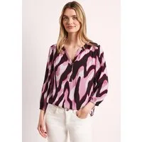 STREET ONE 3/4-Arm-Shirt mit Strukturmix