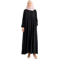 ELYANUR Maxikleid Hochwertige erweiterte Abaya