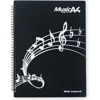 keepdrum Notenpult keepdrum Notenmappe MB40 Dokumentenmappe DIN A4, (1-tlg., Notenmappe), Notenmappe DIN A4 40 Seiten