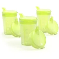 Horn Medical Schnabelbecher 3er Pack Horn Medical Schnabelbecher /Trinkhilfe -Farbe wählbar-, 3-tlg., lebensmittelechtes Polypropylen (PP), bunte & leicht erkenn-/greifbare Optik/Haptik, spülmaschinenfest