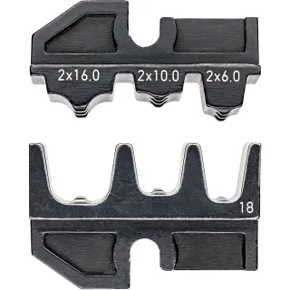 KNIPEX Crimpeinsatz Twin-Aderendhülsen - 974918