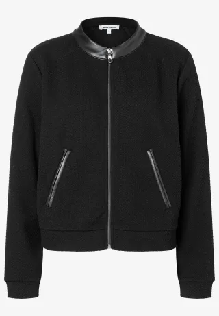 MORE & MORE - Sweat-Blouson schwarz - Gr. - 44