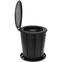 Camry Campingtoilette, (1-St), 3-in1-Design, Falt- und Klappsystem, belastbar bis zu 150 kg