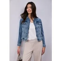 STREET ONE Jeansjacke mit Brust Taschen