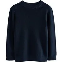 Next Rundhalspullover Strickpullover mit Rundhalsausschnitt (1-tlg)