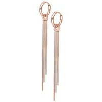 Wildcat Paar Ohrhänger Little Snakechain Hoops - Roségold, Chirurgenstahl 316L - wasserfest, langlebig, hautverträglich