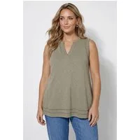 MIAMODA Longtop Top A-Linie Spitzenbänder Angel of Style x MIAMODA