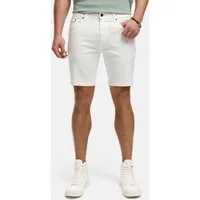 Indicode Jeansshorts Herren INSymon Jeans Shorts Herrenshorts 5-Pocket-Shorts aus Soft Denim