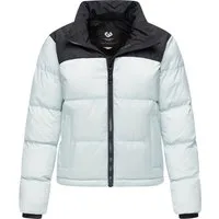 Ragwear Steppjacke Serah stylische Damen Winterjacke im Colourblocking-Design