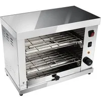 Royal Catering Elektrogrill Salamander Toaster Überbackgerät Toast Gastro Ofen Mit Timer 3250W, 3250 W