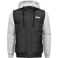 Lonsdale Kurzjacke Dowpot Herren Jacke mit Kapuze normale Passform