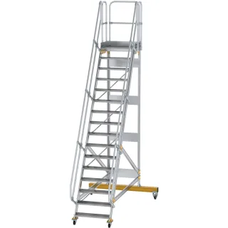 Munk Plattformtreppe fahrbar 60° Stufenbreite 800 mm - 600736
