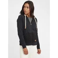 OXMO Kapuzensweatjacke OXMatilda Sweatshirtjacke mit Fleece-Innenseite