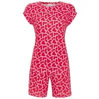 Ringella Shorty mit Herzdessin, Hose mit Gummizugbund und Eingrifftaschen (2 tlg) Baumwoll/Modal-Mischung