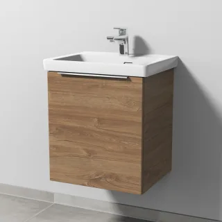 Sanipa 3way Waschtischunterbau zu Villeroy & Boch Subway 3.0 Waschtisch mit 1 Tür, Eiche-Kansas UM84459