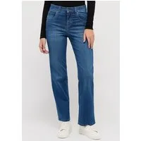ANGELS Stretch-Jeans weite Passform, aus Baumwollmischung, mit Metallreißverschluss