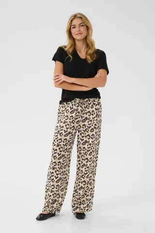 Casual Hose Loose fit leopard