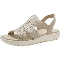 MARCO TOZZI Sandalen Textil . Schaftsandalette